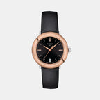 Glendora Women Quartz Black Dial Analog Leather Watch T9292104605100