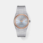 Men Automatic Blue Dial Analog Stainless Steel Watch T9312074135100