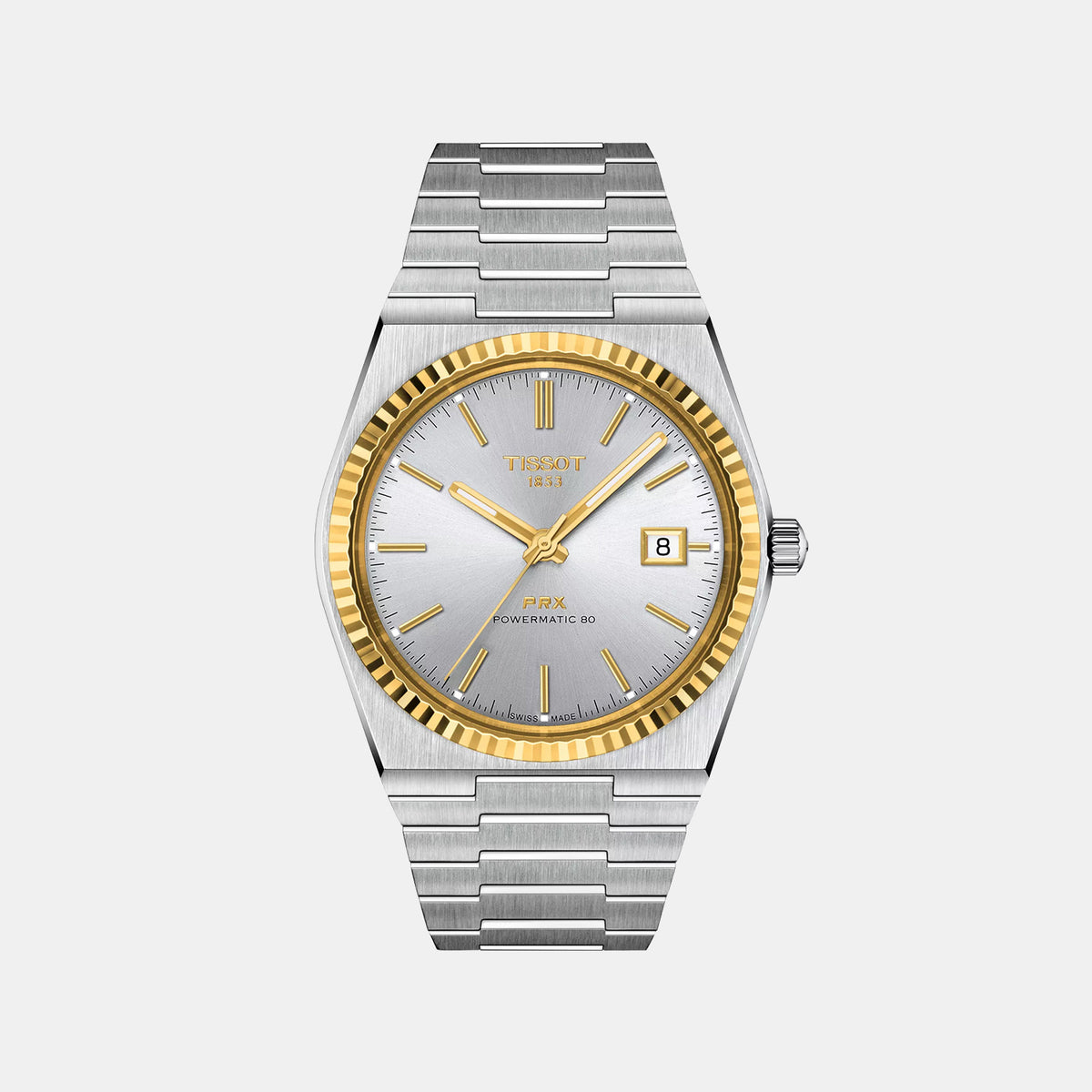 PRX Men Automatic Silver Dial Analog Stainless Steel Watch T9314074103101