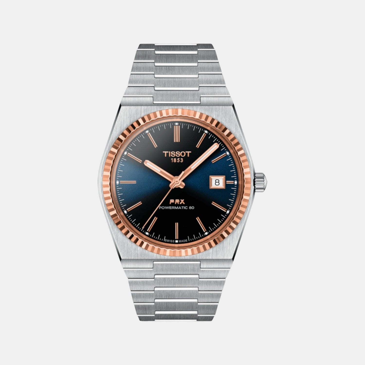 PRX Gold Men Automatic Graded Blue-Black Dial Analog Stainless Steel Watch T9314074104100