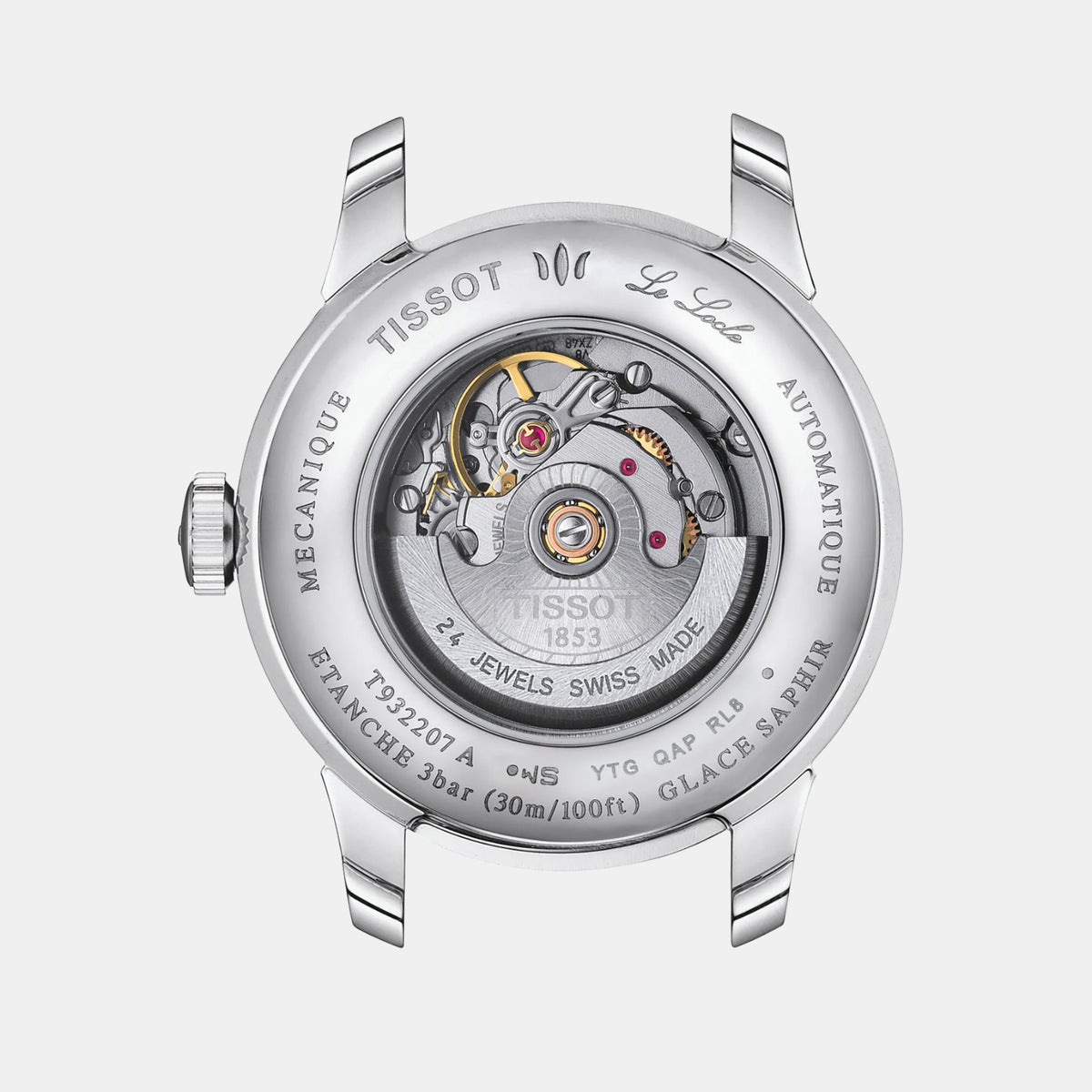Le Locle Women Automatic Silver Dial Analog Stainless Steel Watch T9322074103600
