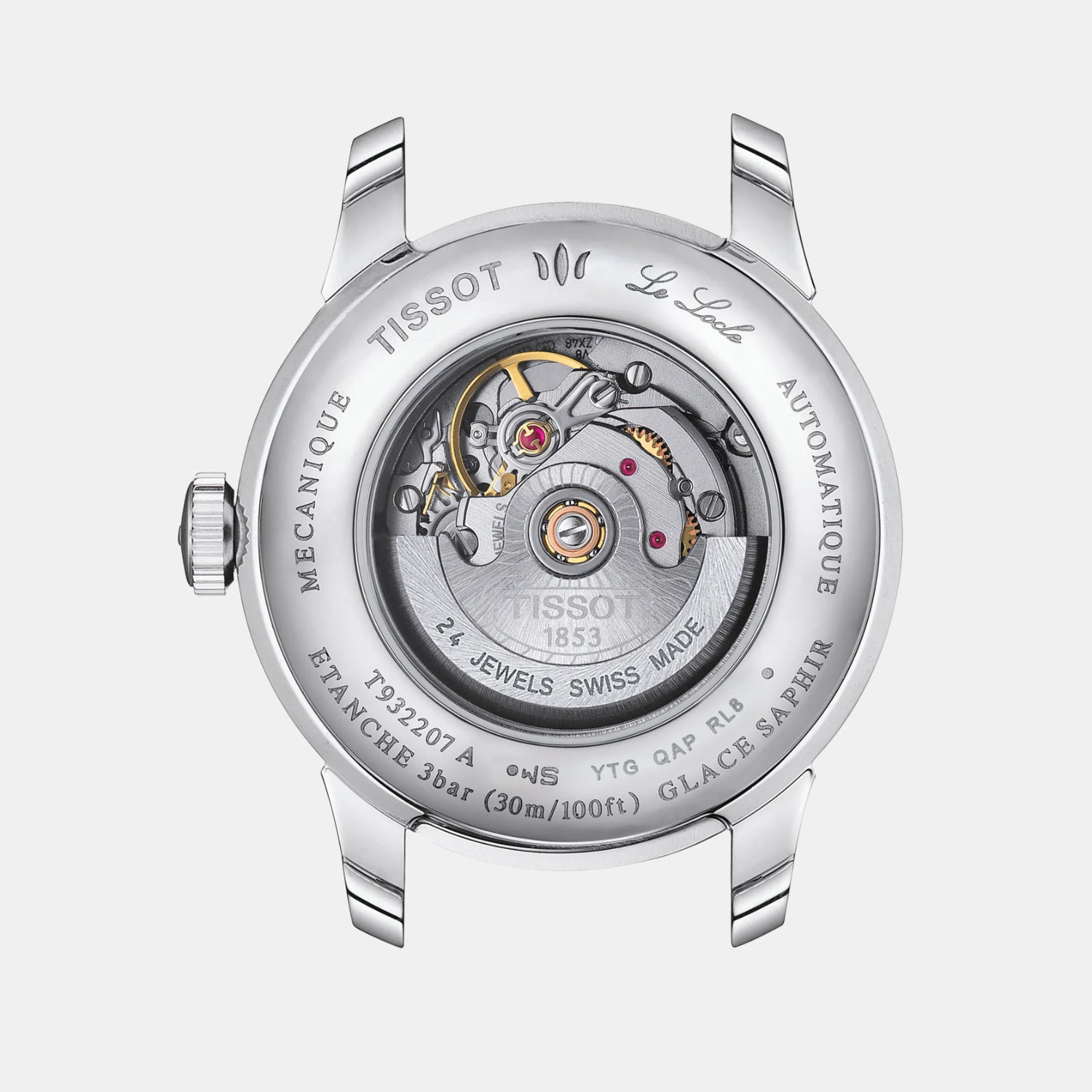 Le Locle Women Automatic Silver Dial Analog Stainless Steel Watch T9322074103600