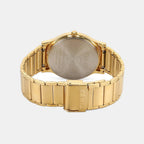 Trendline Men Quartz Gold Dial Analog Stainless Steel Watch TI000R421