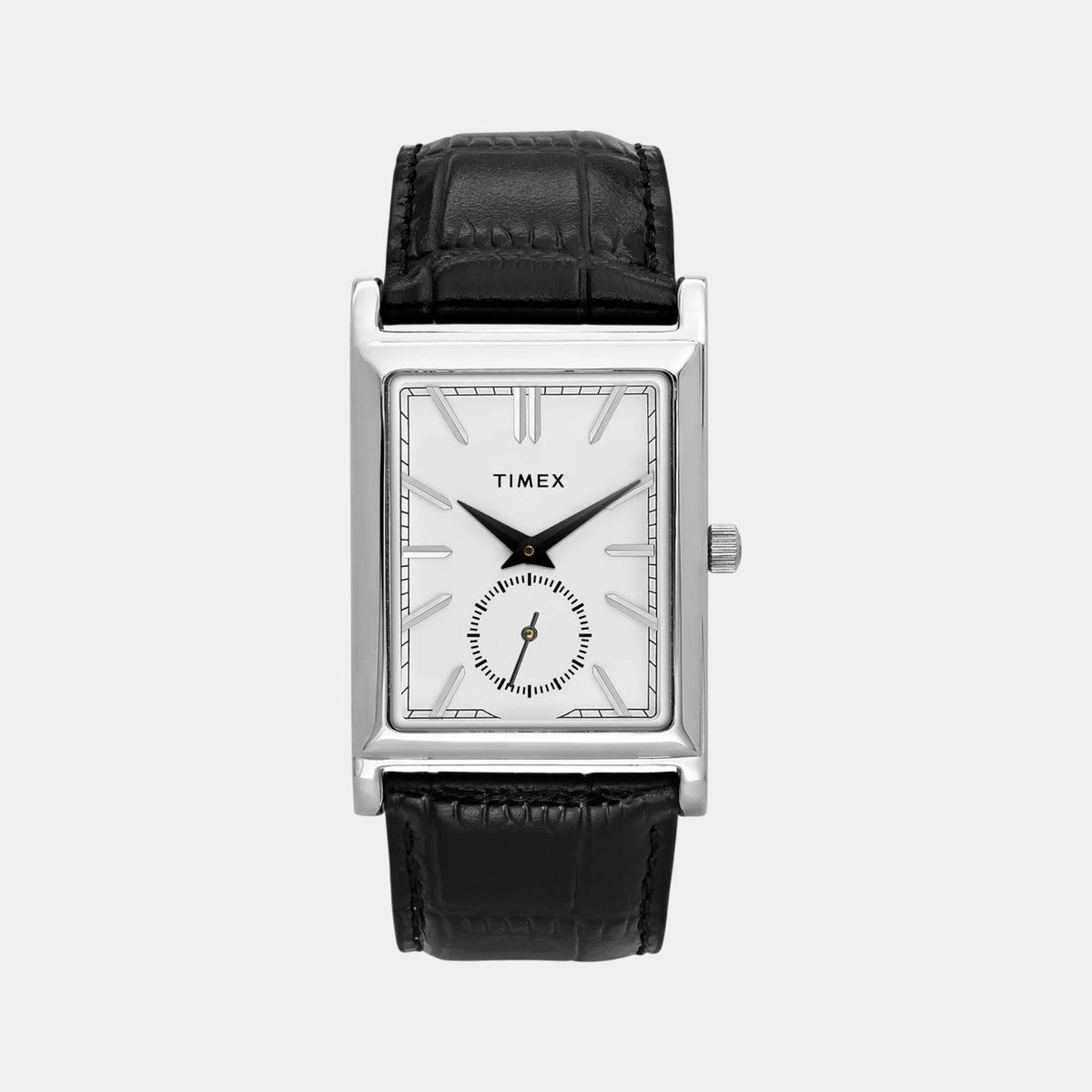 Trendline Men Quartz White Dial Analog Leather Watch TW000L522