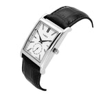 Fashion Men Quartz White Dial Analog Leather Watch TW000L522