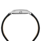 Fashion Men Quartz White Dial Analog Leather Watch TW000L522