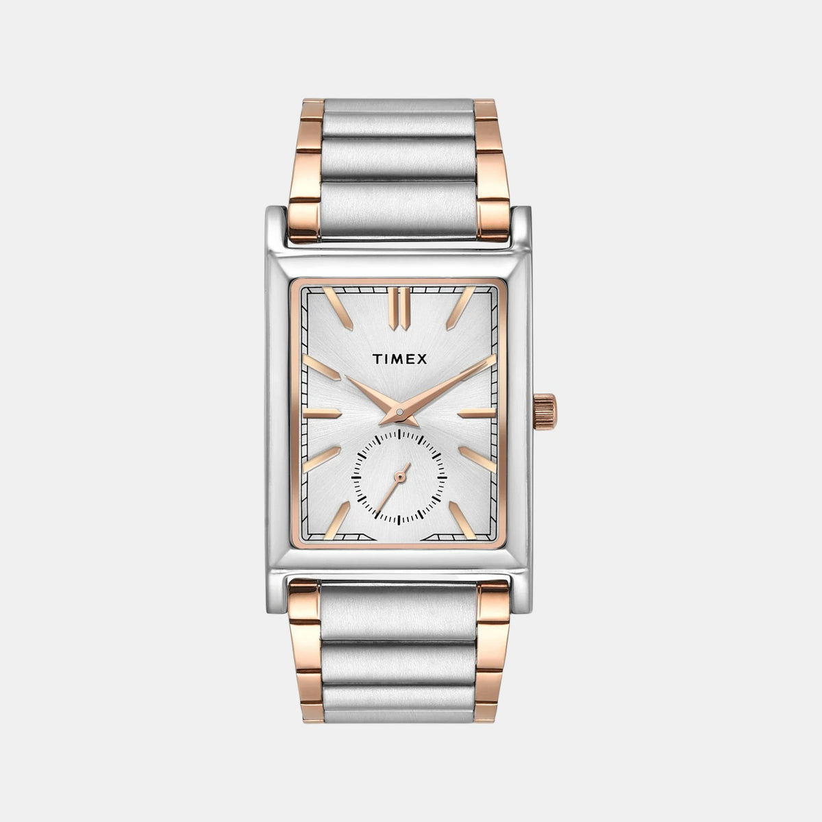 Trendline Men Quartz Silver Dial Analog Stainless Steel Watch TW000L525