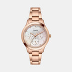 Women Quartz Mother Of Pearl Dial Multi-Function Stainless Steel Watch TW000Q817-EX