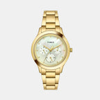 Women Quartz Mother Of Pearl Dial Multi-Function Stainless Steel Watch TW000Q818-EX