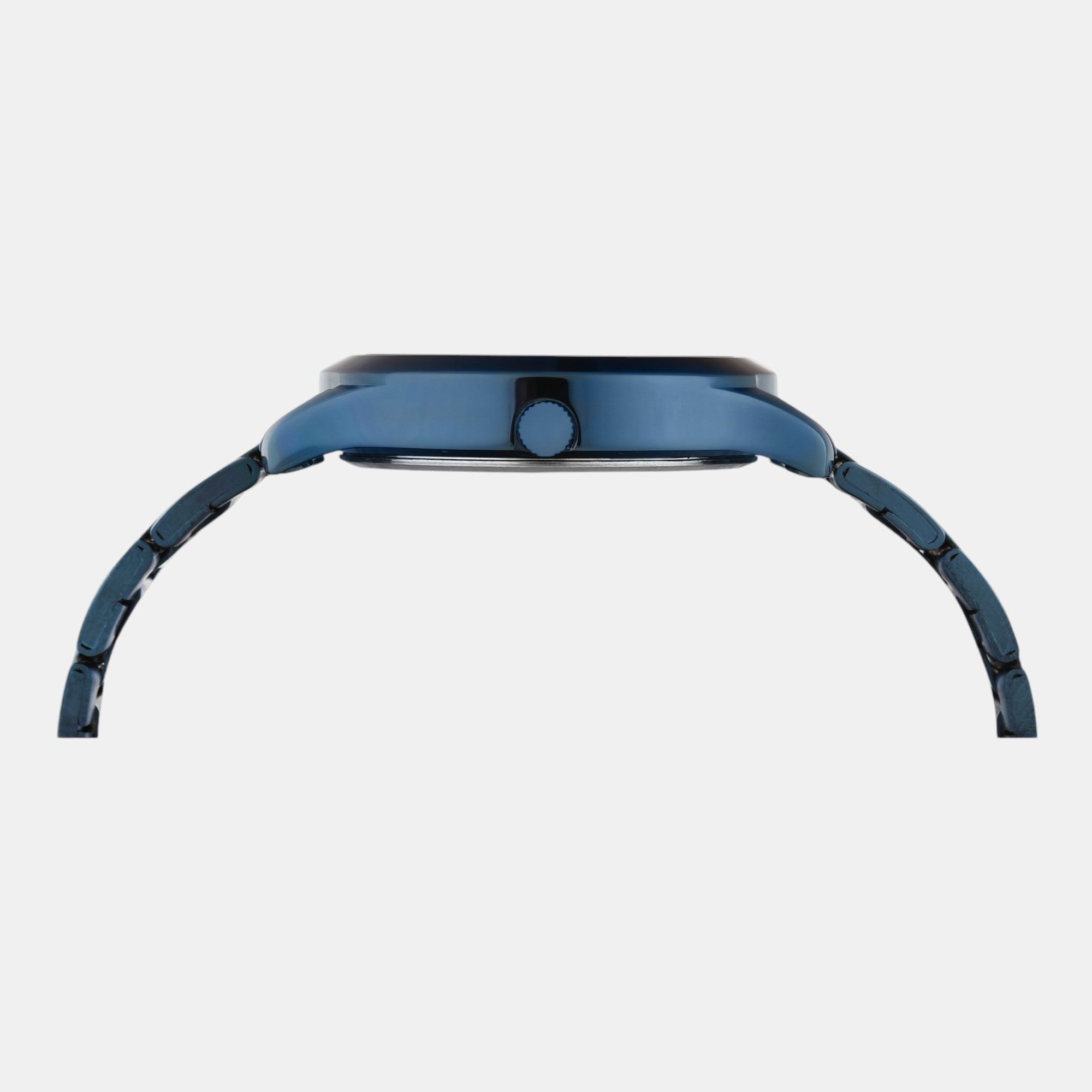 Fashion Women Quartz Blue Dial Multi-Function Stainless Steel Watch TW000Q819