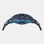 Fashion Women Quartz Blue Dial Multi-Function Stainless Steel Watch TW000Q819