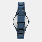 Fashion Women Quartz Blue Dial Multi-Function Stainless Steel Watch TW000Q819