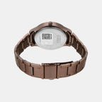 Trendline Women Quartz Brown Dial Multi-Function Stainless Steel Watch TW000Q820