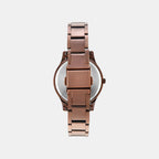 Trendline Women Quartz Brown Dial Multi-Function Stainless Steel Watch TW000Q820