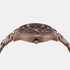 Trendline Women Quartz Brown Dial Multi-Function Stainless Steel Watch TW000Q820
