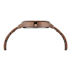 Fashion Women Quartz Brown Dial Multi-Function Stainless Steel Watch TW000Q820