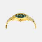 Trendline Women Quartz Green Dial Multi-Function Stainless Steel Watch TW000Q821
