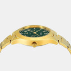 Trendline Women Quartz Green Dial Multi-Function Stainless Steel Watch TW000Q821