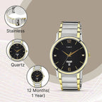 Trendline Men Quartz Dial Analog Stainless Steel Watch TW000R425