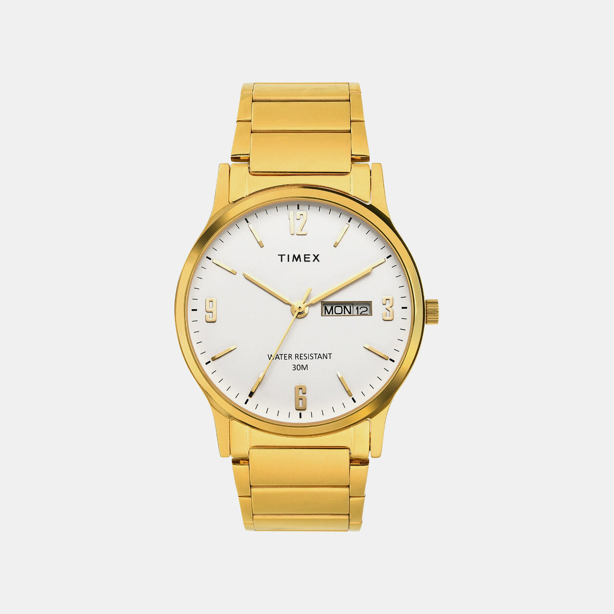 Trendline Men Quartz White Dial Analog Stainless Steel Watch TW000R435