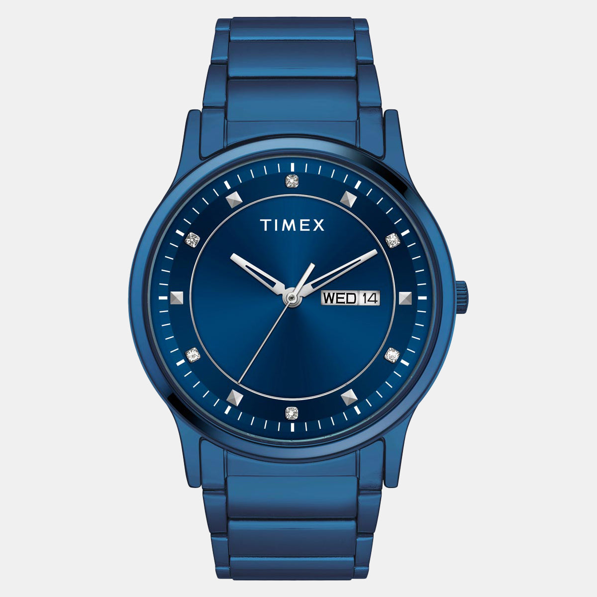 Men's Blue Round Analog Stainless Steel Watch TW000R458-EX