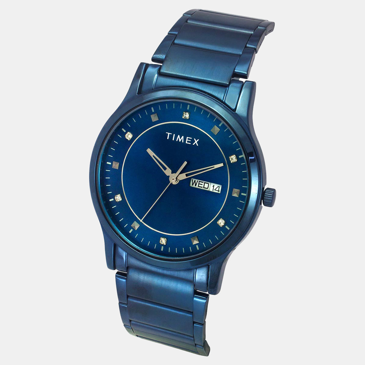 Men's Blue Round Analog Stainless Steel Watch TW000R458-EX