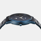 Trendline Men Quartz Blue Dial Analog Stainless Steel Watch TW000R460