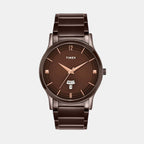 Timex Round Brown Analog watch