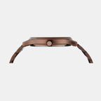 Timex Men Round Brown watch