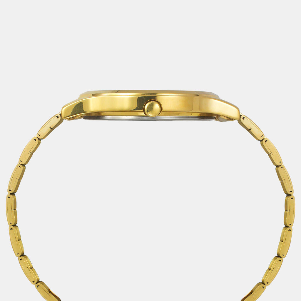 Fashion Men Quartz Green Dial Analog Stainless Steel Watch TW000R462