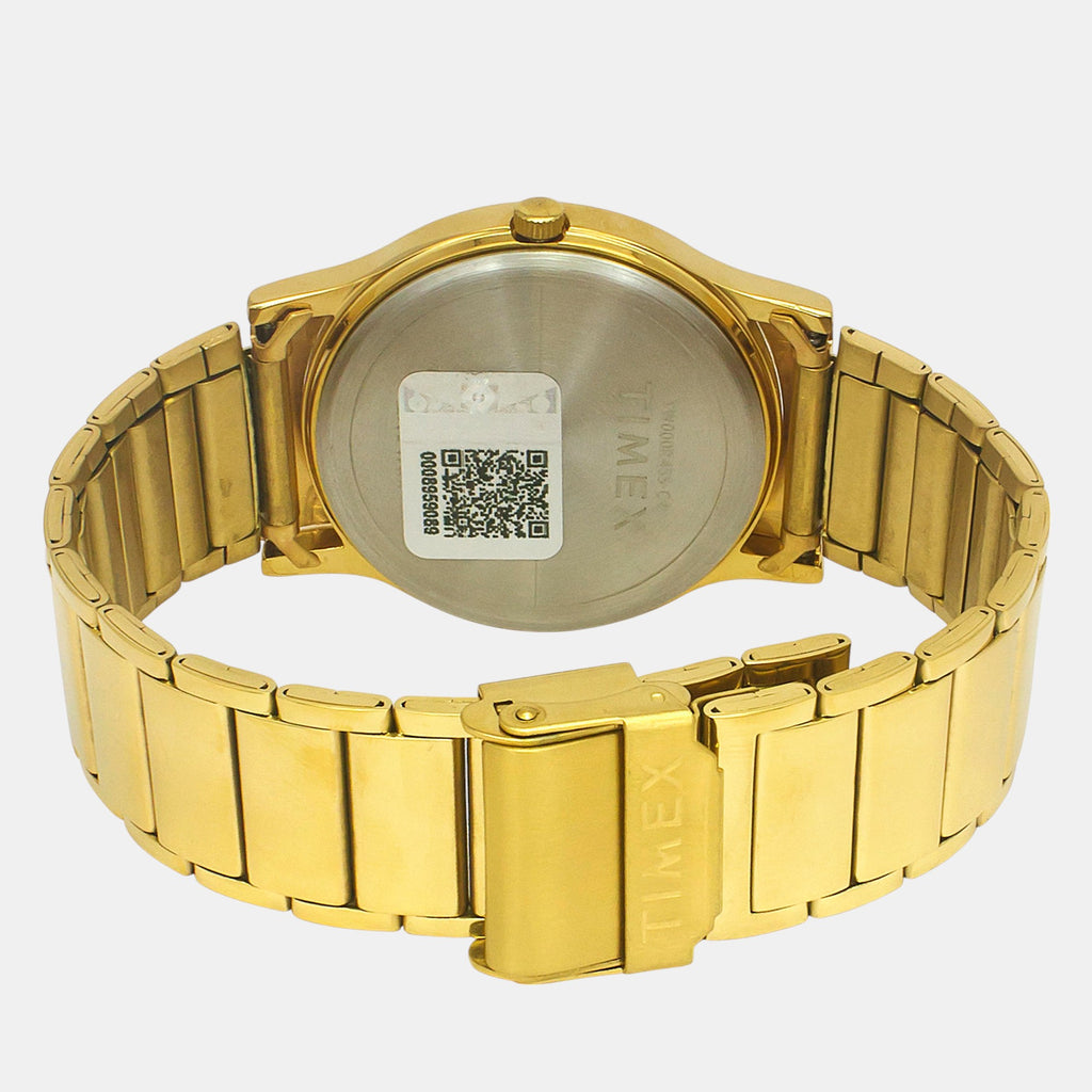 Fashion Men Quartz Green Dial Analog Stainless Steel Watch TW000R462