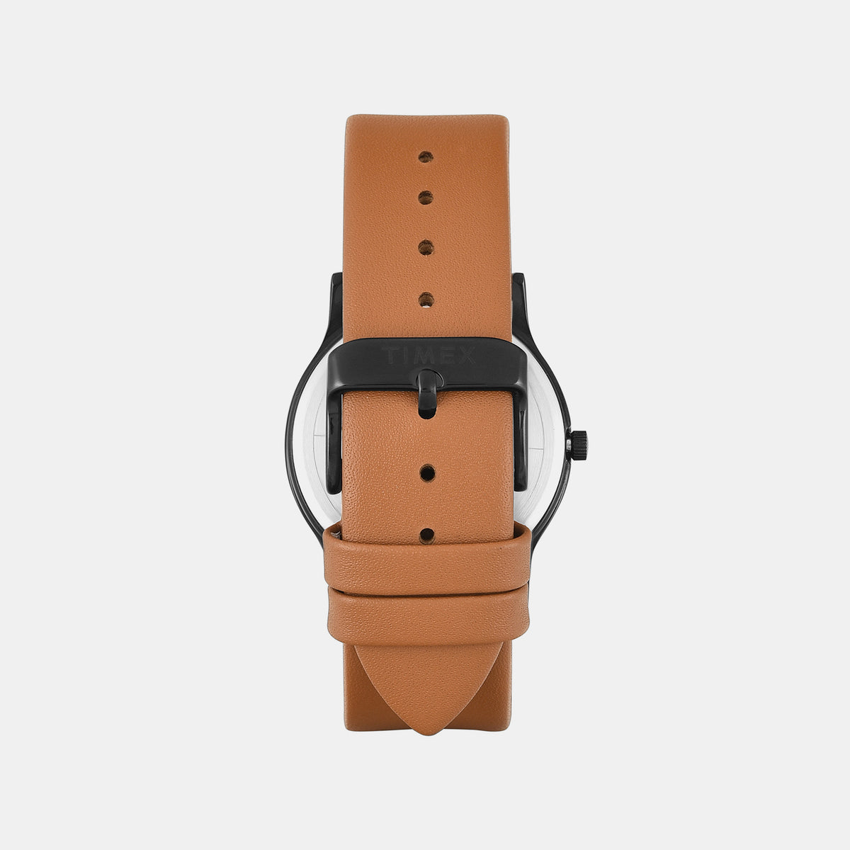 Trendline Men Quartz Black Dial Analog Leather Watch TW000R472