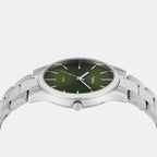 Trendline Men Quartz Green Dial Analog Stainless Steel Watch TW000R474
