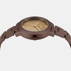 Trendline Women Quartz Brown Dial Analog Watch TW000T638
