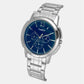 Men's Blue Round Chronograph Stainless Steel Watch TW000U321-EX