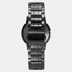 Men Quartz Black Dial Multi-Function Stainless Steel Watch TW000U323