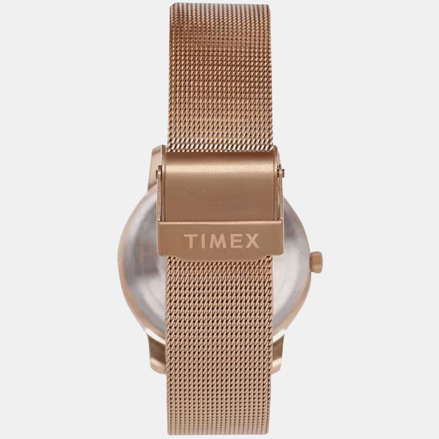 Fashion Women Quartz Cream Dial Analog Mesh Watch TW000W110