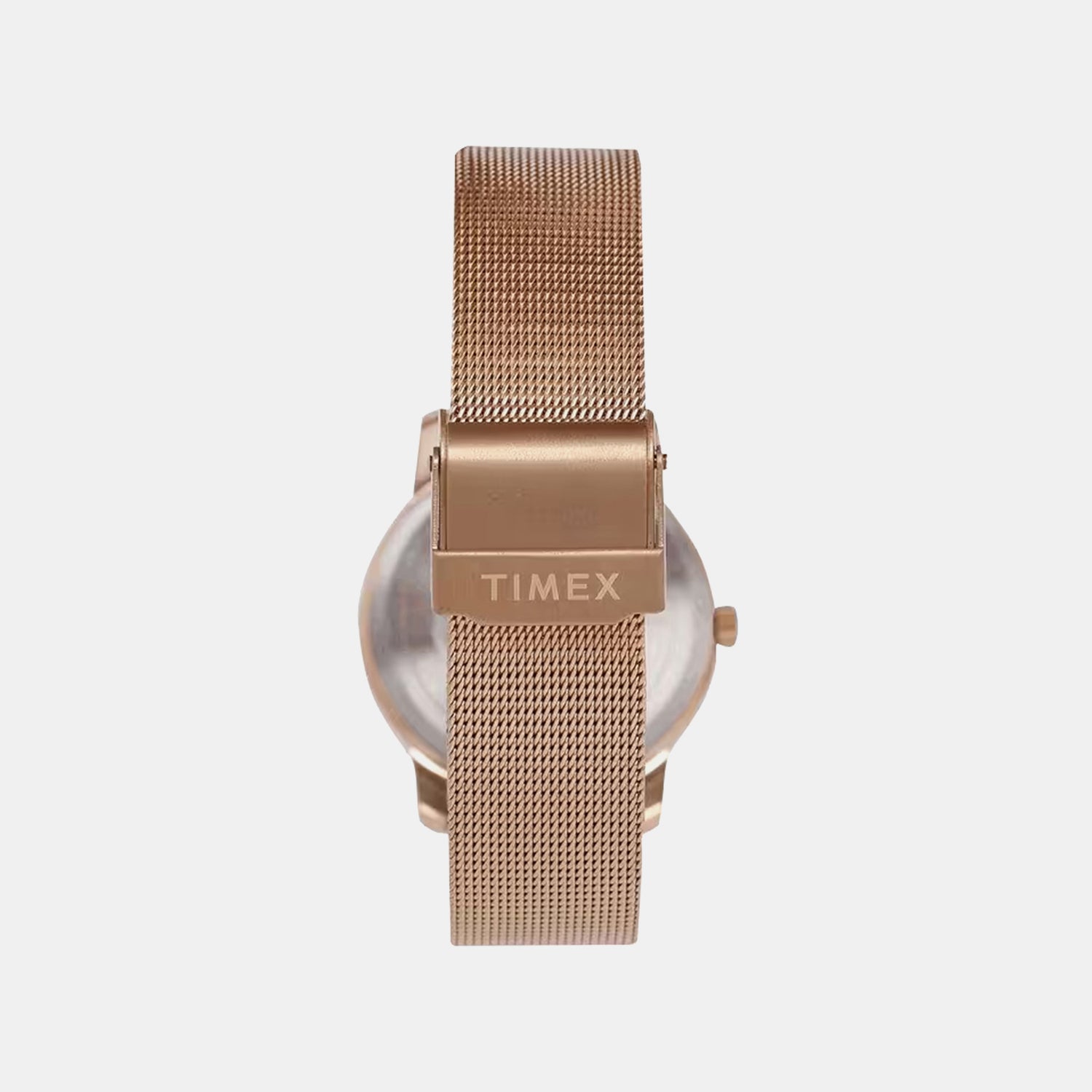 Fashion Women Quartz Cream Dial Analog Mesh Watch TW000W110