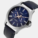 Fashion Men Quartz Dial Analog Leather Watch TW000X132