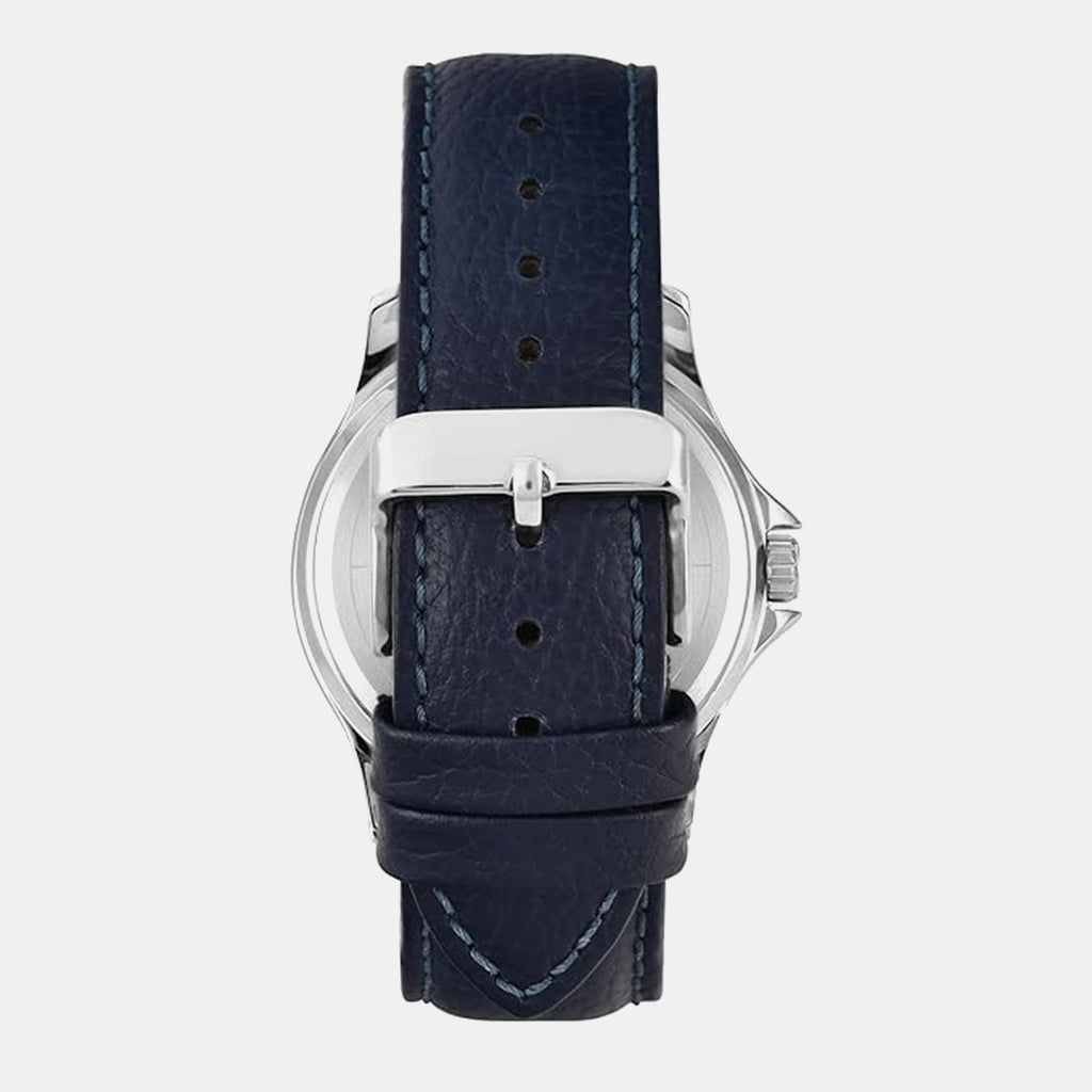 Fashion Men Quartz Dial Analog Leather Watch TW000X132