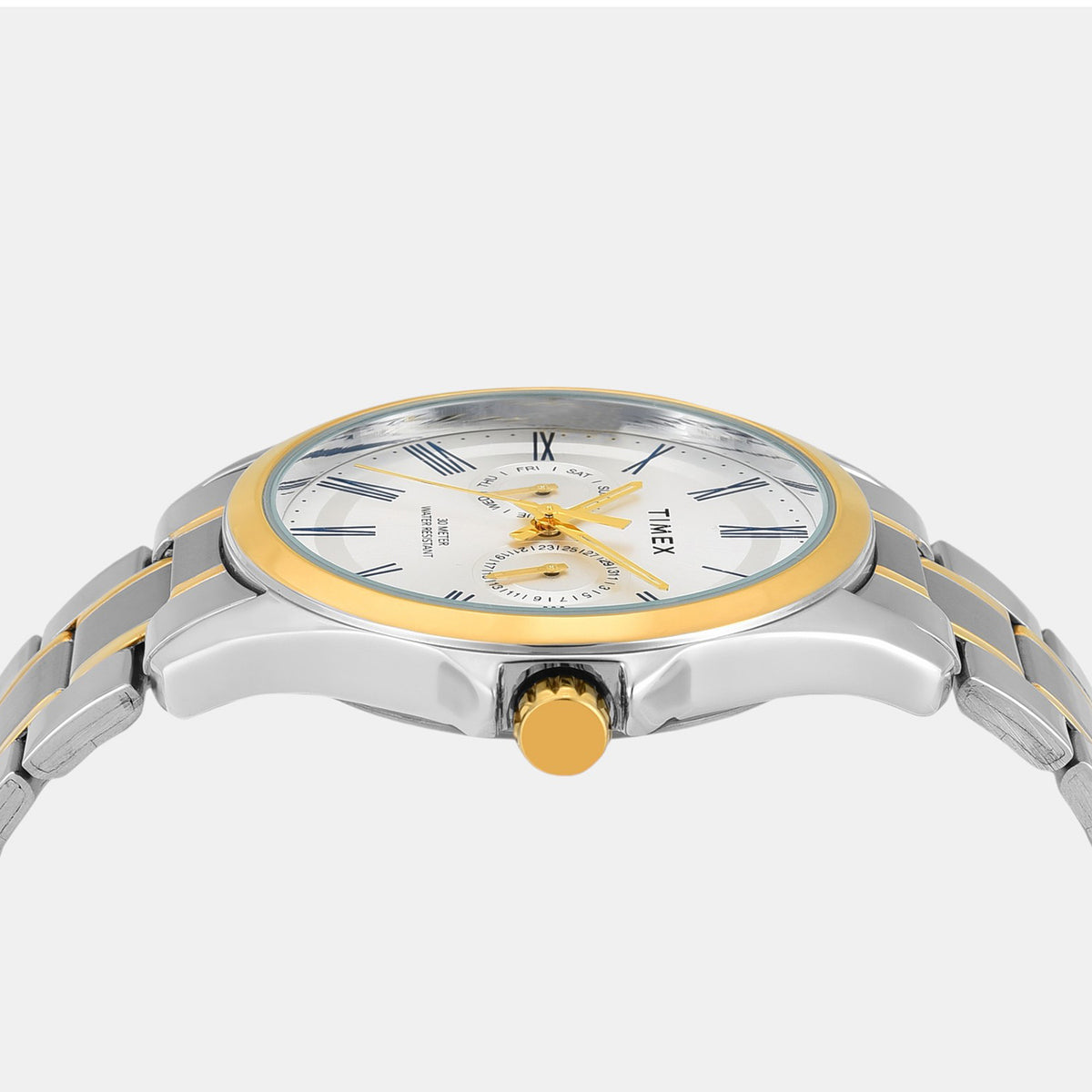 Trendline Men Quartz Silver Dial Analog Stainless Steel Watch TW000X134