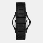 Fashion Men Quartz Black Dial Analog Stainless Steel Watch TW000X135