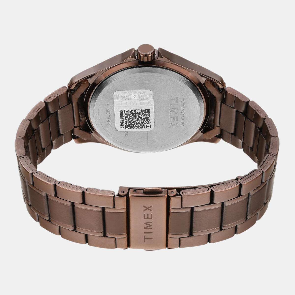 Trendline Men Quartz Brown Dial Analog Stainless Steel Watch TW000X136