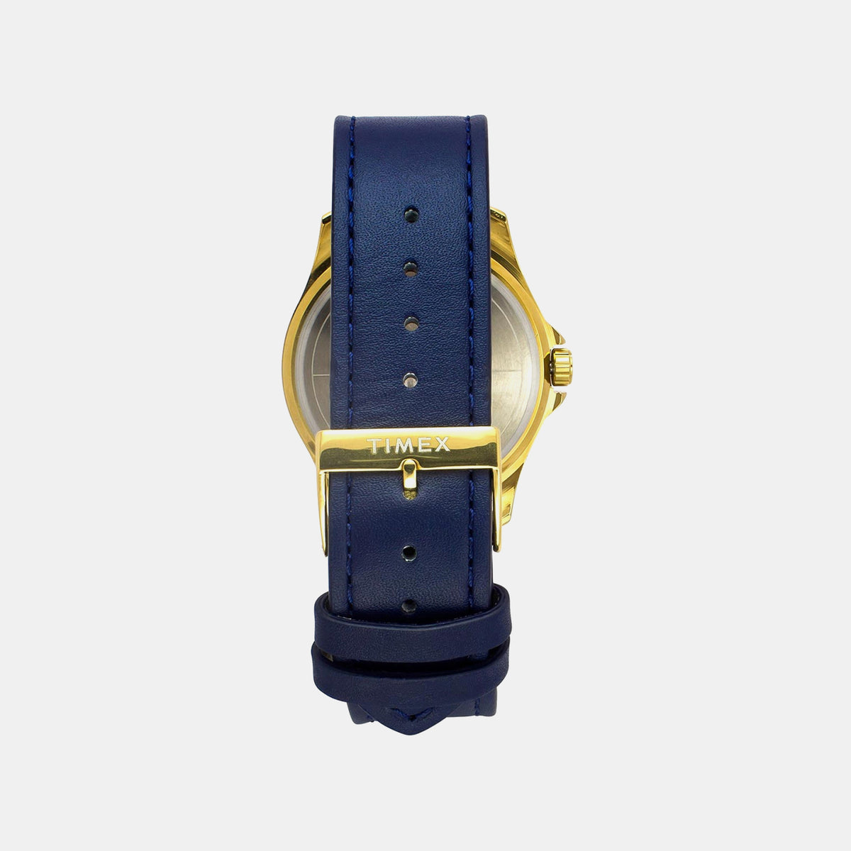 Trendline Men Quartz Blue Dial Analog Leather Watch TW000X140