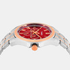 Trendline Men Quartz Red Dial Multi-Function Watch TW000X146