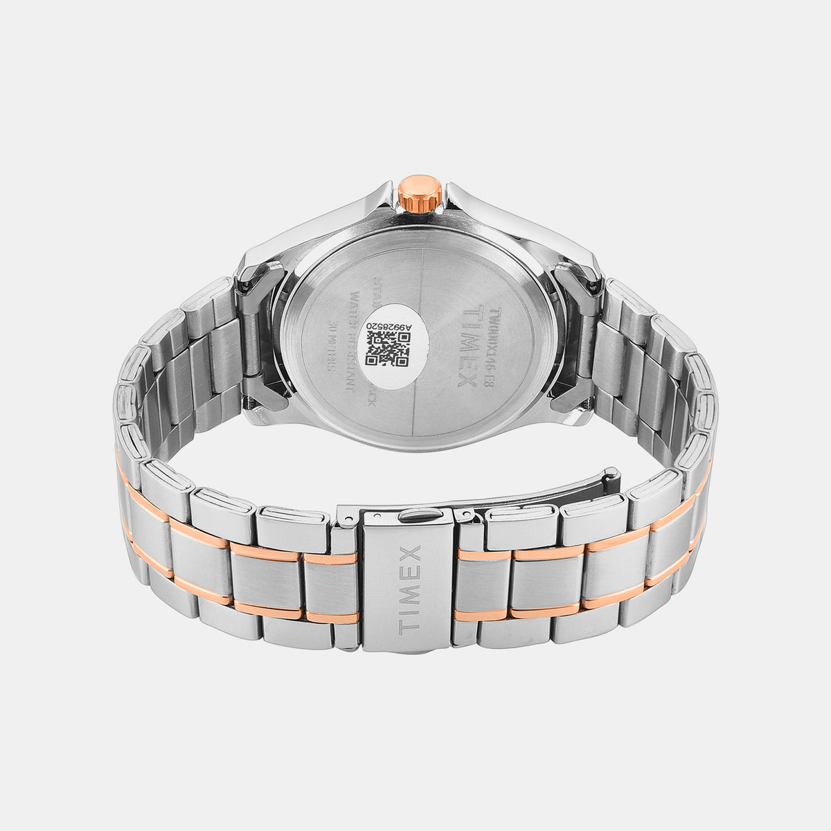 Trendline Men Quartz Red Dial Multi-Function Stainless Steel Watch TW000X146