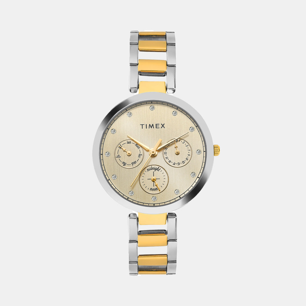 E Class Women Quartz Dial Chronograph Stainless Steel Watch TW000X213