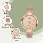 Trendline Women Quartz Dial Analog Stainless Steel Watch TW000X219