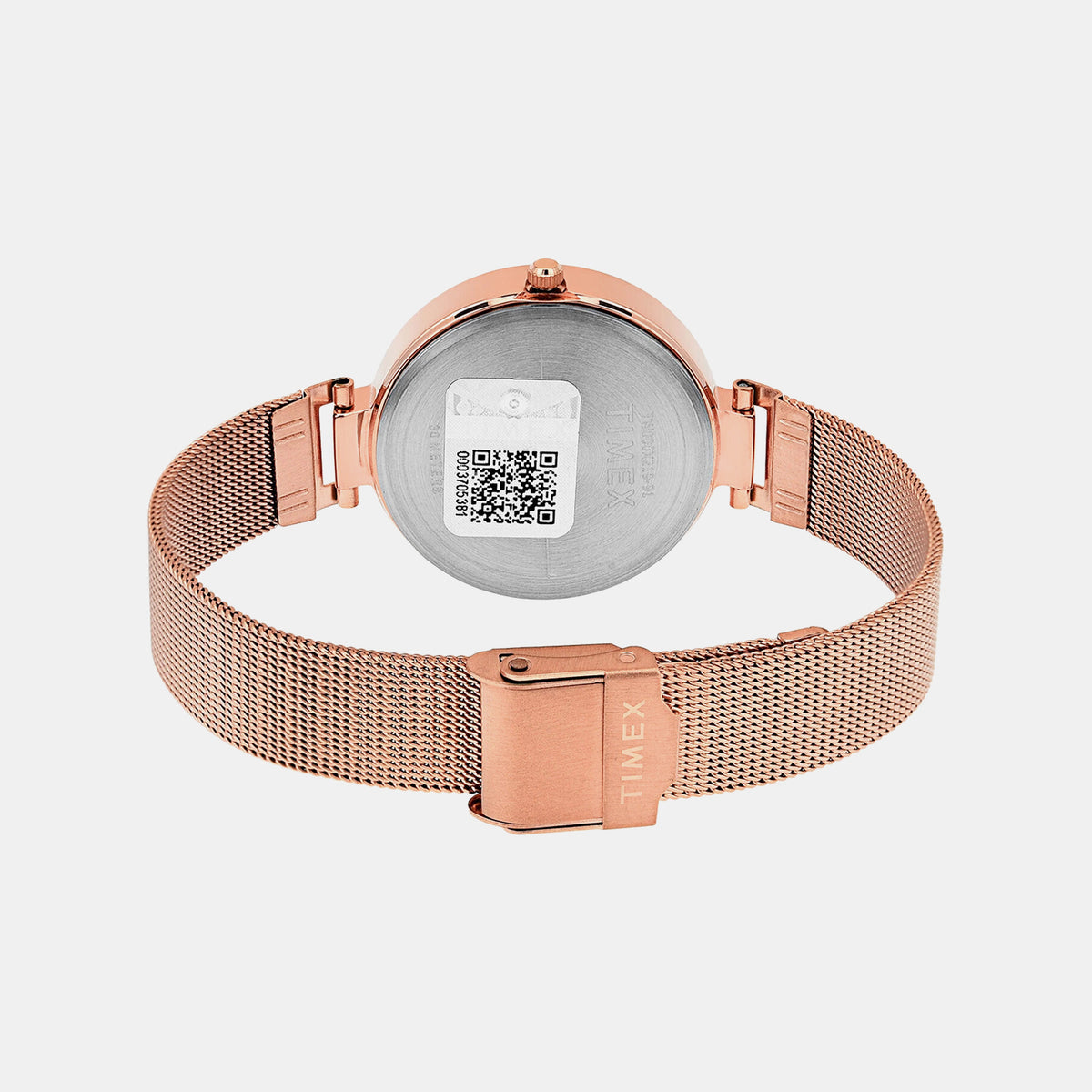 Trendline Women Quartz Rose Gold Dial Analog Mesh Watch TW000X219