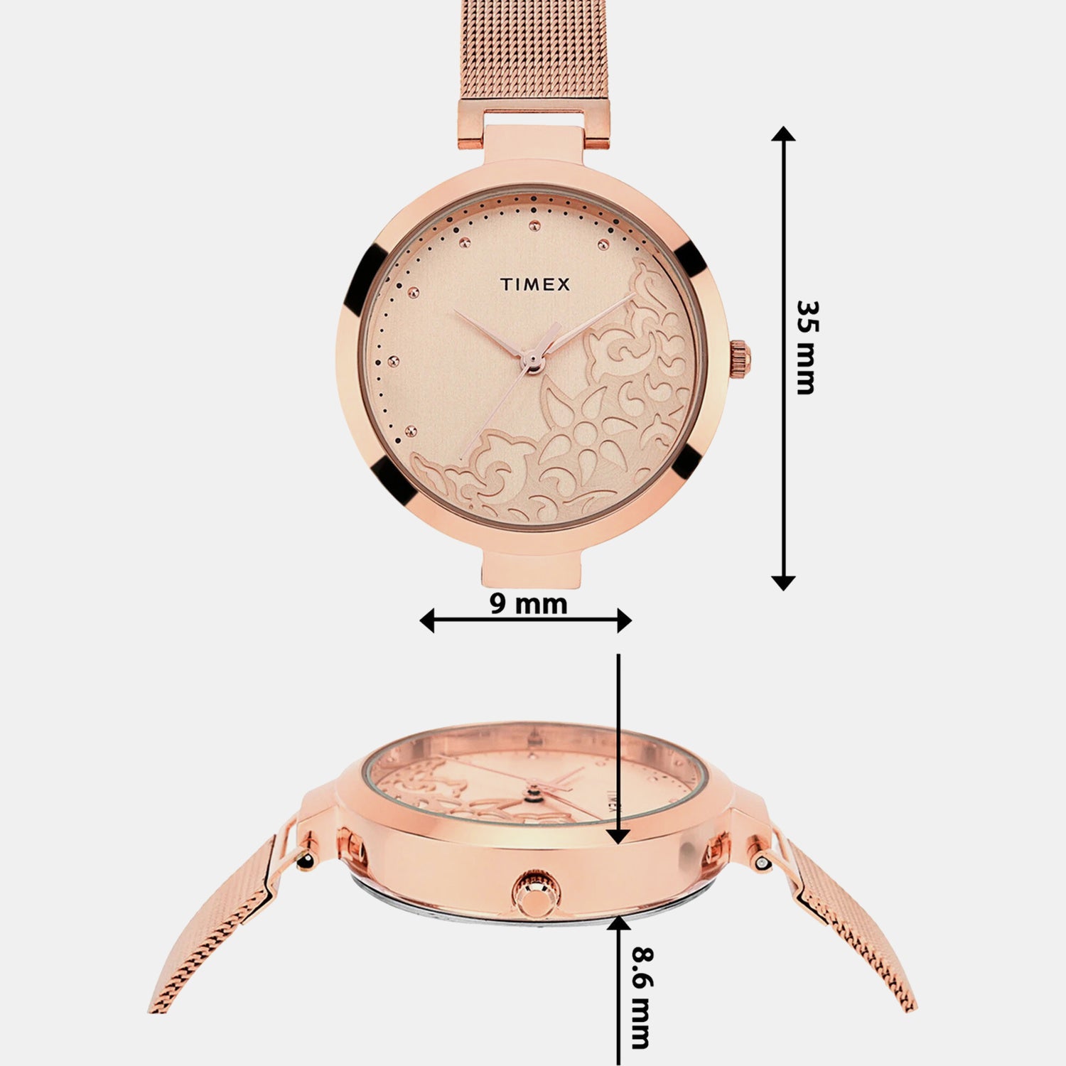 Trendline Women Quartz Dial Analog Stainless Steel Watch TW000X219